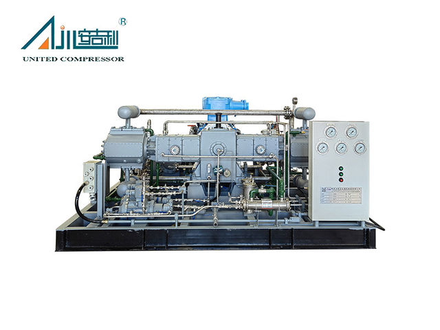 Unidade de compressor de pistão de hidrogênio de pequena capacidade