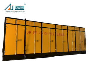 Sistema de compressor de ar de alta pressão em tandem de pistão de parafuso