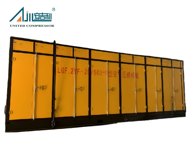 Sistema de compressor de ar de alta pressão em tandem de pistão de parafuso