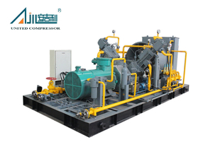 Compressor alternativo de GNV isento de óleo de alta pressão 500Nm³/h