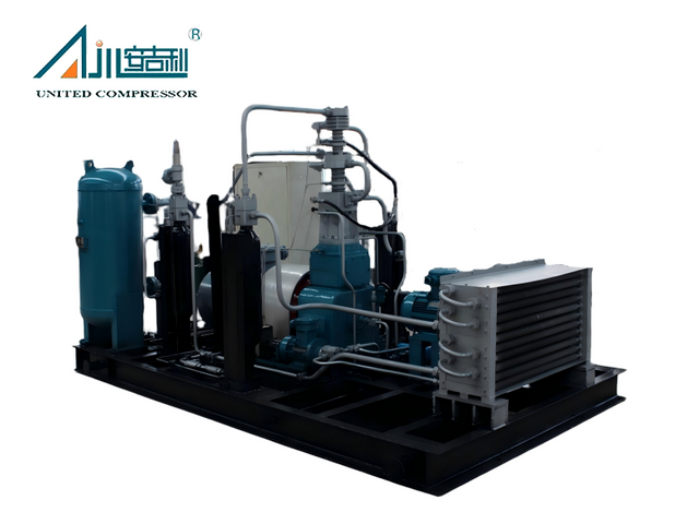 Compressor de pistão de gás natural sem óleo de alta pressão para GNV