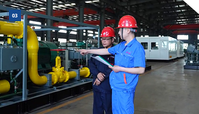Compressor de hidrogênio do gerenciamento abrangente da qualidade