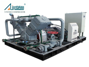 Compressor de gás natural tipo V isento de óleo de alto fluxo 1200Nm³/h