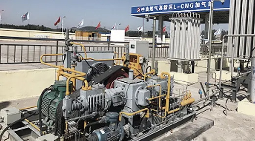 Zaozhuang CNG Compressor Projeto da Chengdu Shenliang Technology Co., Ltd. 