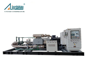 Sistema de compressor alternativo de hidrogênio de grande capacidade
