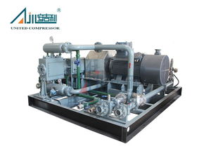 Compressor alternativo compacto de hidrogênio para sistemas de processo