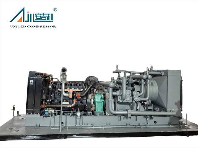 Compressor de ar de engenharia de 25 MPa com motor Weichai montado em plataforma