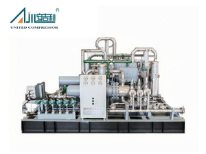 Compressor alternativo de hidrogênio de alta pressão para uso industrial